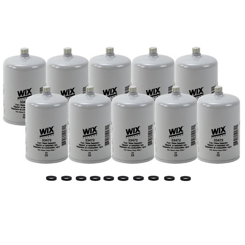 Audi VW Fuel Water Separator Filter (SpinOn) (Heavy Duty) (10 Pieces